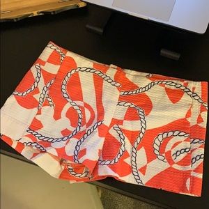 Booze cruise nautical shorts